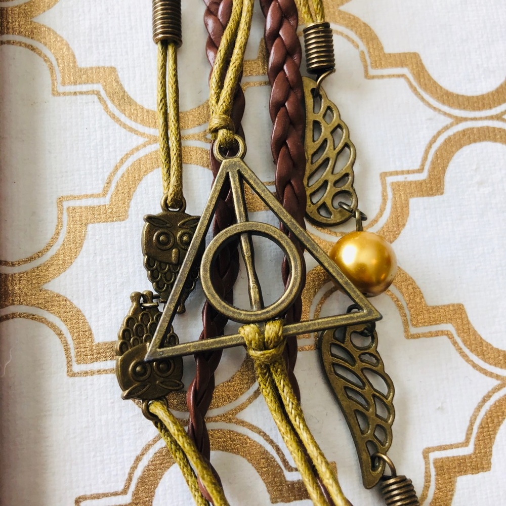 Harry Potter deathly hallows bracelet